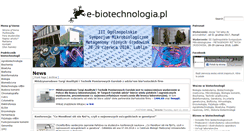 Desktop Screenshot of e-biotechnologia.pl