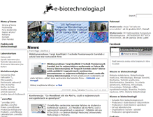 Tablet Screenshot of e-biotechnologia.pl