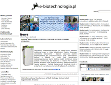 Tablet Screenshot of biznes.e-biotechnologia.pl